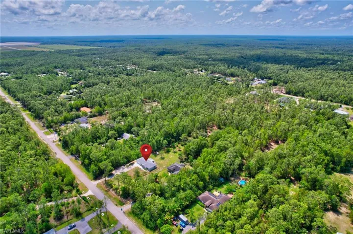 Aerial view of Home and Property