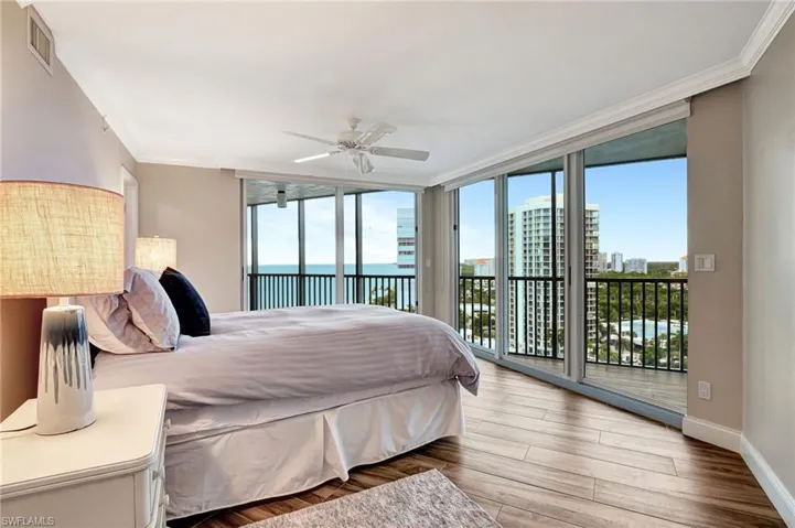 Second bedroom features multiple sliders, and access to 2 lanais