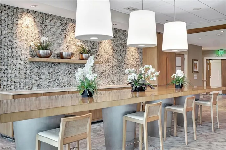 Community room (also has an adjoining kitchen).
