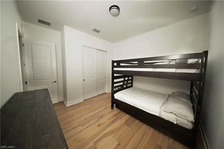 Bedroom featuring light hardwood / wood-style floors