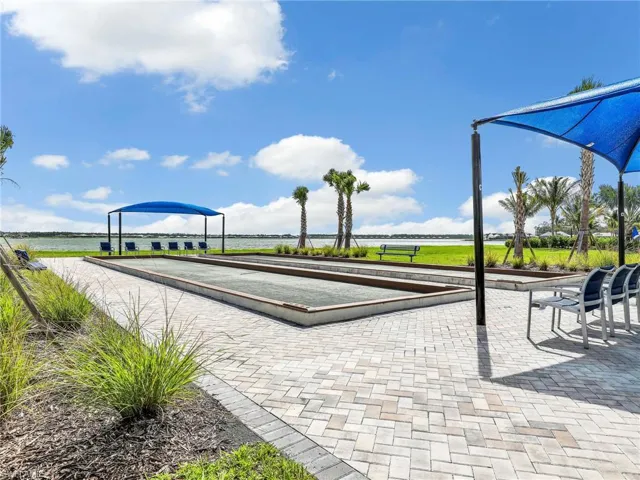 Surrounding community featuring a water view