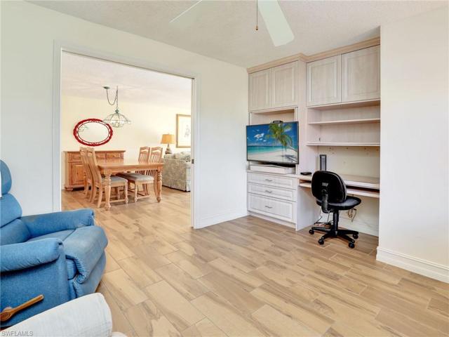 Den W/ Pocket Door & Built In Desk W/ Shelving