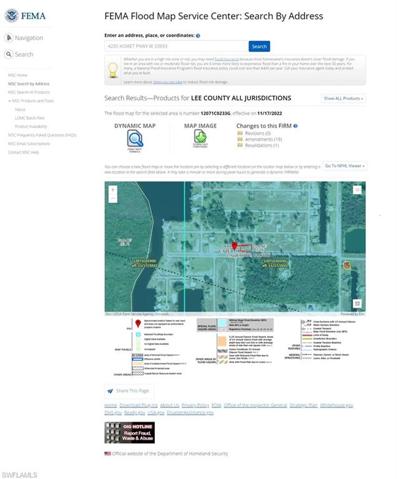 FEMA Flood Map