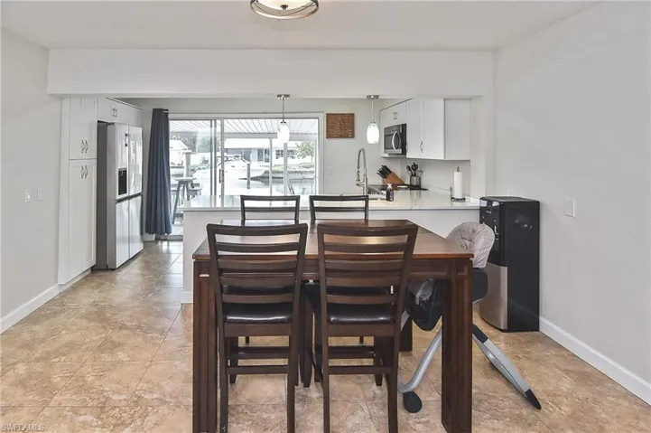 Dining room featuring baseboards