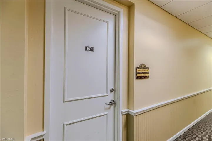 View of exterior entry