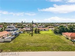 Aerial perspective of suburban area