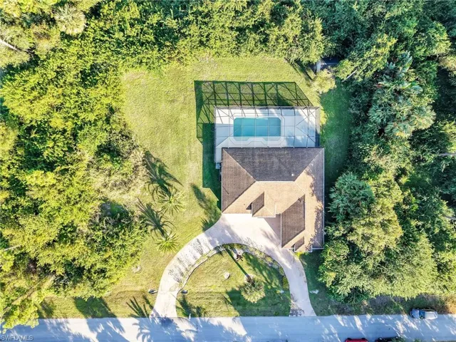 Aerial view of property and surrounding area