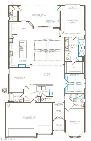 Floorplan with structurals