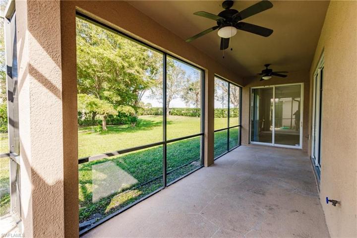GREAT VIEW OF THE LANAI WITH THE ENTRY DOOR TO THE MASTER BEDROOM!