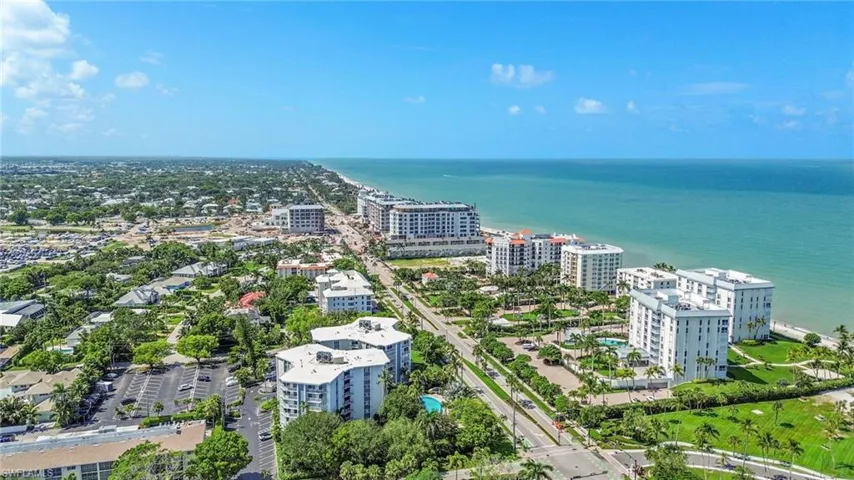 View of urban area featuring a large body of water