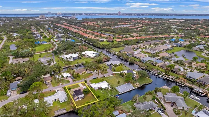 Home is on a quiet Gulf Access Canal.