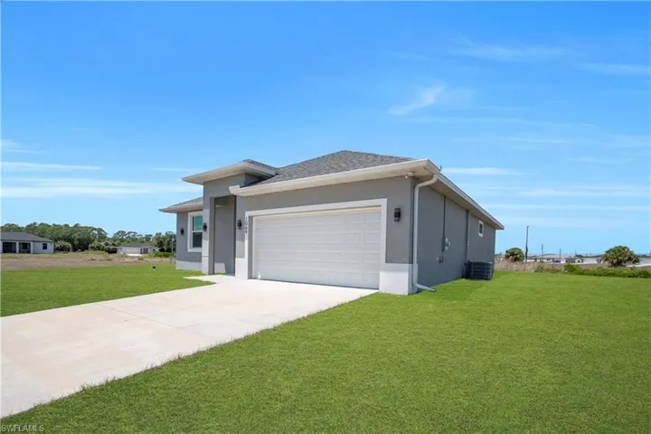 Contemporary gray exterior with white trim