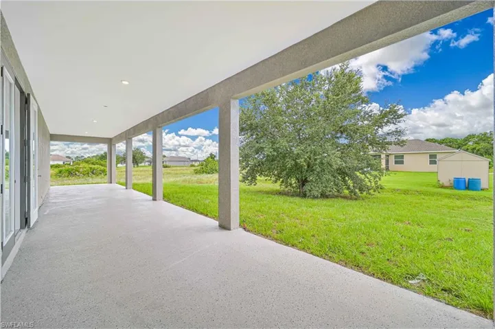 View of patio