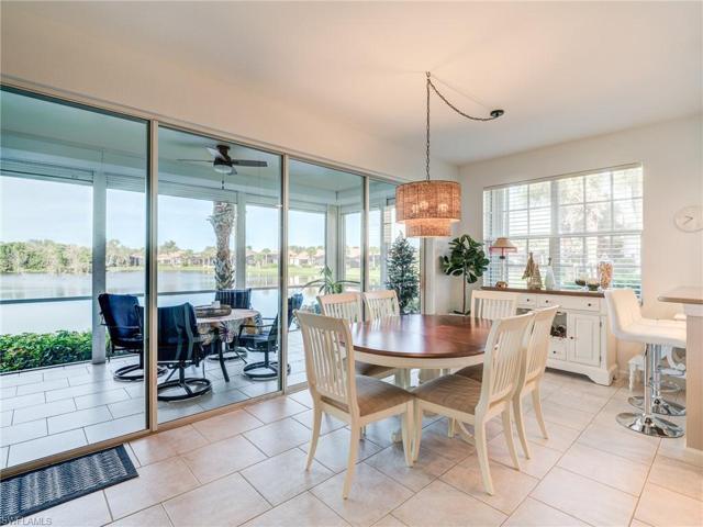 Dining areas inside and out  with a great view