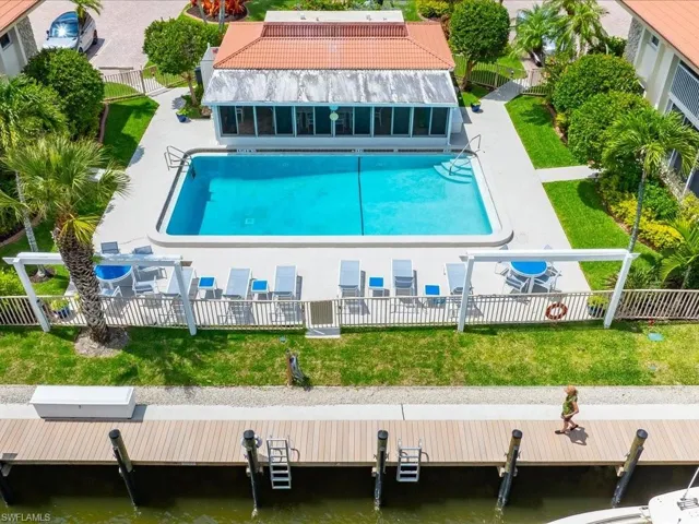 Aerial View of Community Pool
