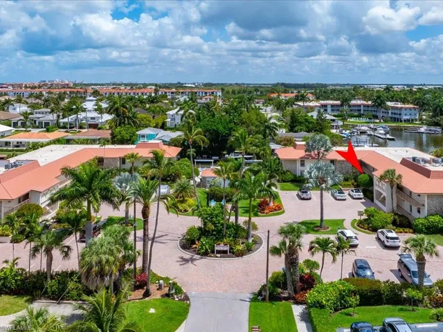 Aerial View of Community Entrance