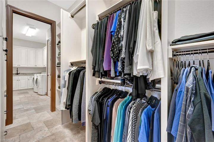 Owner's closet w/ direct access to Laundry room.
