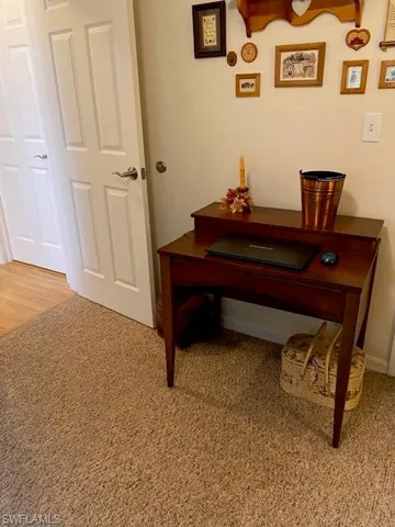 Third bedroom utilized as wife's hobby/craft room