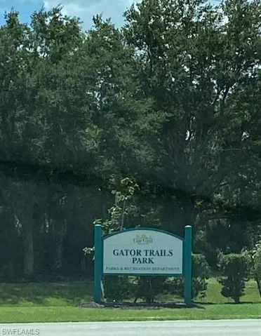Gator Trails park is nearby at corner of Garden Blvd & DeNavarra Pkwy