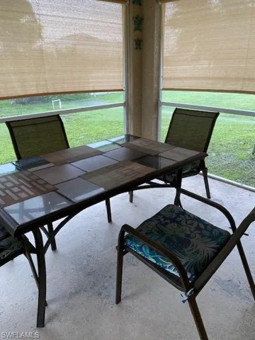 Screened lanai