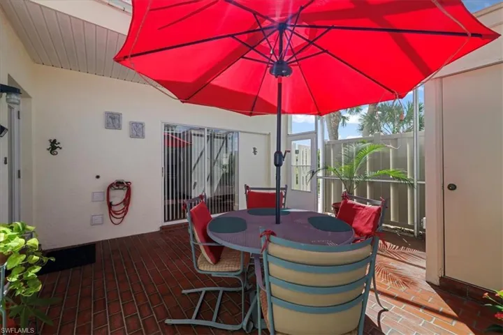 View of patio / terrace featuring outdoor dining area