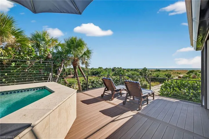 View of deck