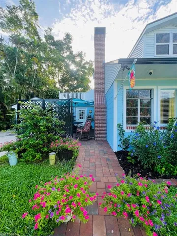 Entrance to the Breakfast Patio with access from the kitchen.   Imagine your morning coffee here while listening to the sound of the birds chirping