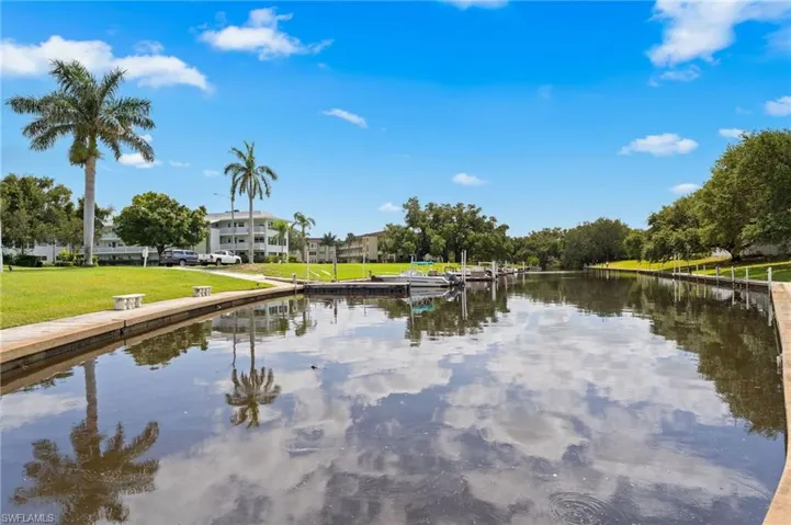 Gulf Access Canal featuring Boat Slips and Boat Docks.