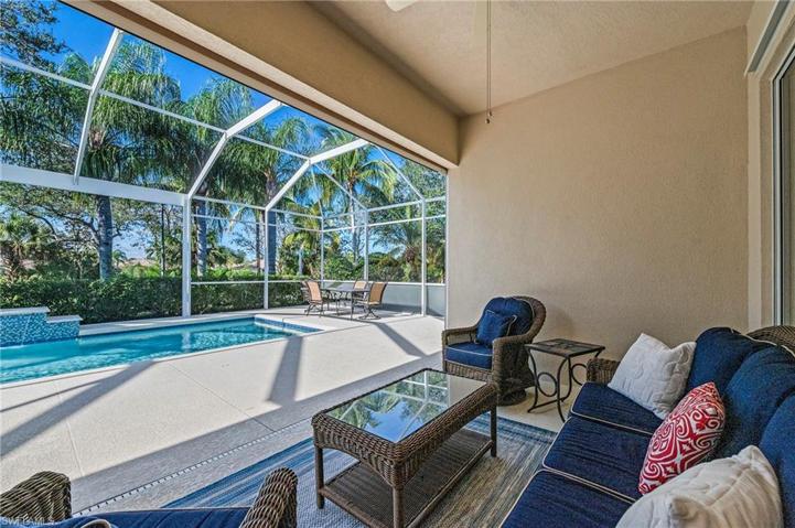 28353 Moray Dr Bonita Springs FL 34135 - Enjoy a "picture frame" view from the lanai to the lake beyond