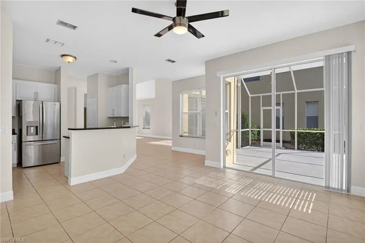 Living Space with Lanai Access