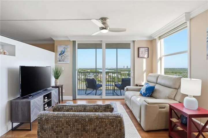 Living Area seperated from Bedroom for Privacy
