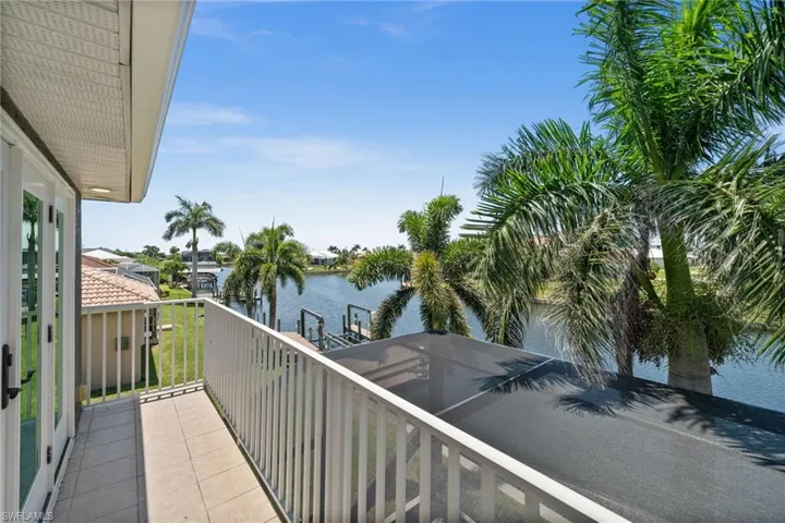 Balcony view to the left