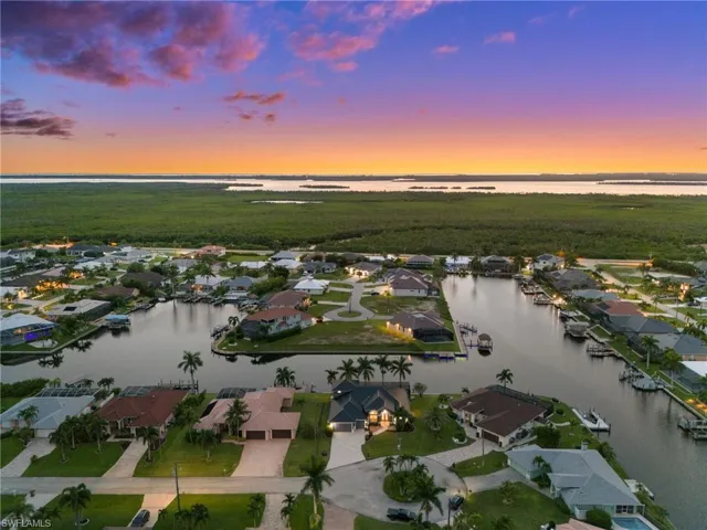 Evening views from above.
