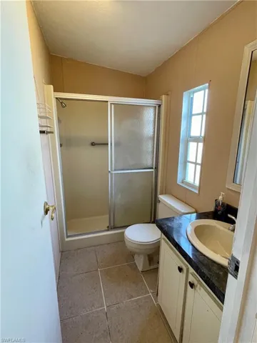 Primary bathroom with a shower