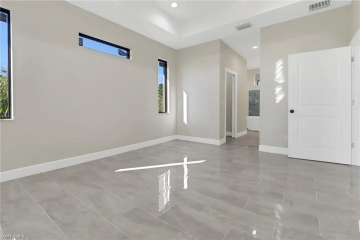 View of spare room