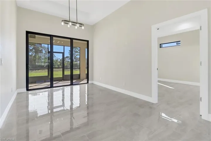 View of spare room