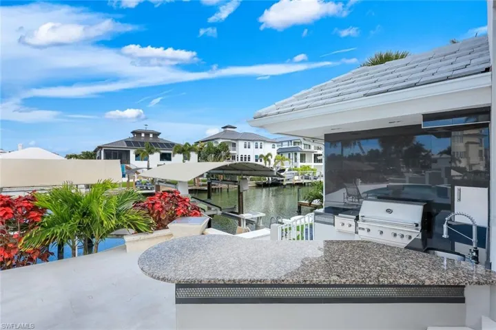 Outdoor kitchen and grill