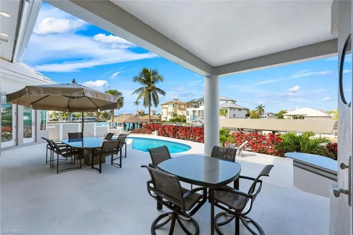 Undercover pool area