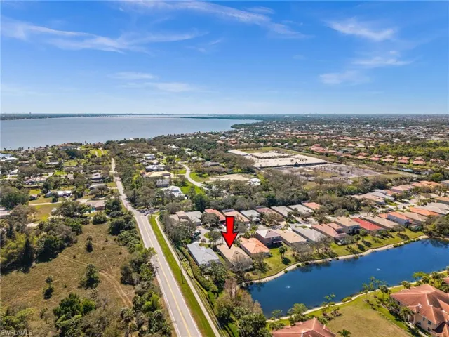 Aerial View of the House in Moody River Estates