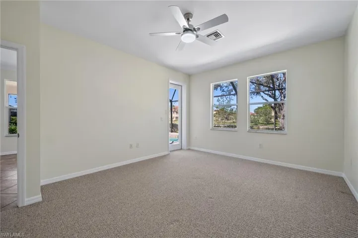 Primary/Master Bedroom opens right to the Pool