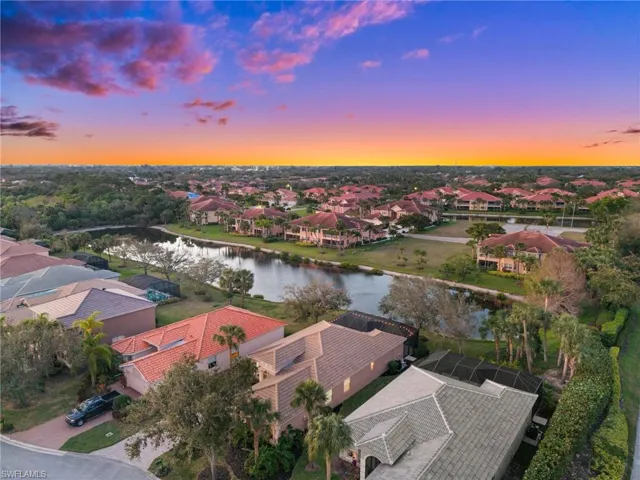 Evening Aerial View of 3341 Midship Dr