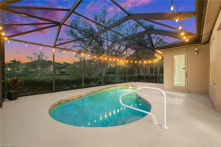Inviting Pool in the Evening