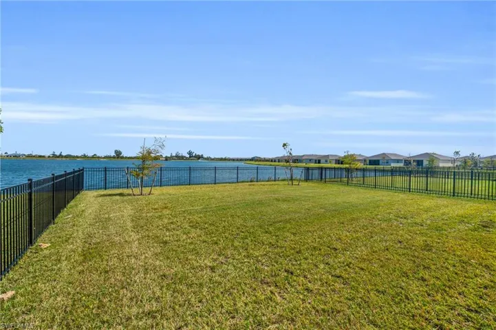 View of yard featuring a water view