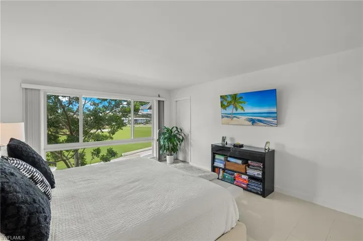 View of tiled bedroom