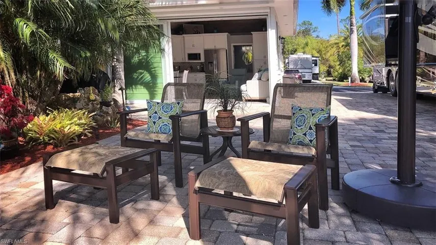 View of patio