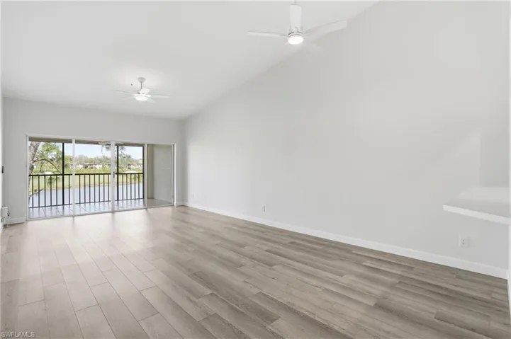 Water views from Living room
