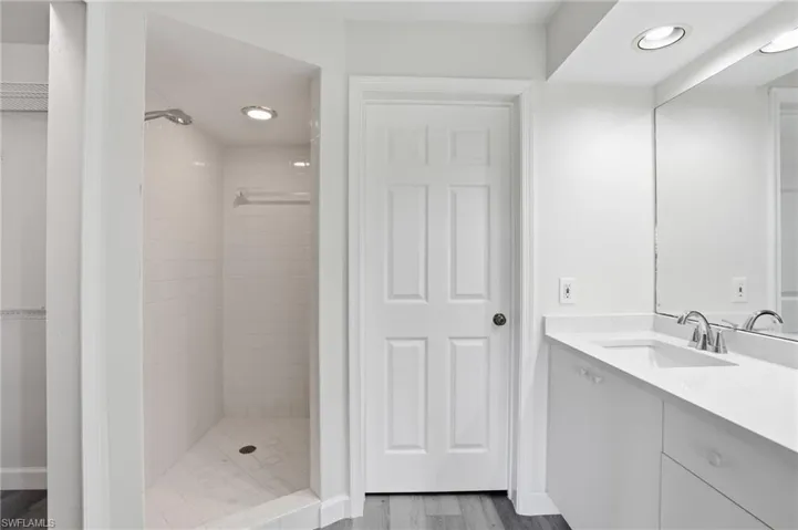 Spacious shower
