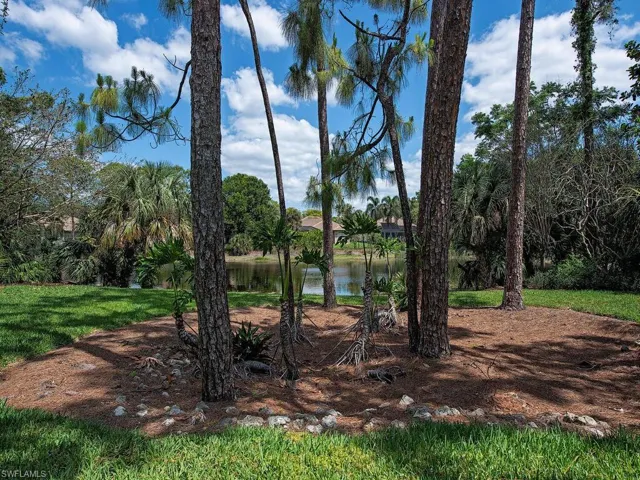 View of yard featuring a water view