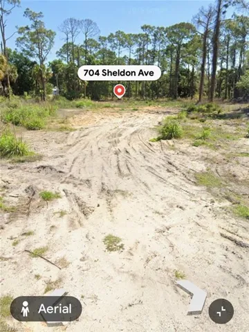 Cleared land with a natural treeline perimeter