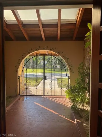 View of gate
